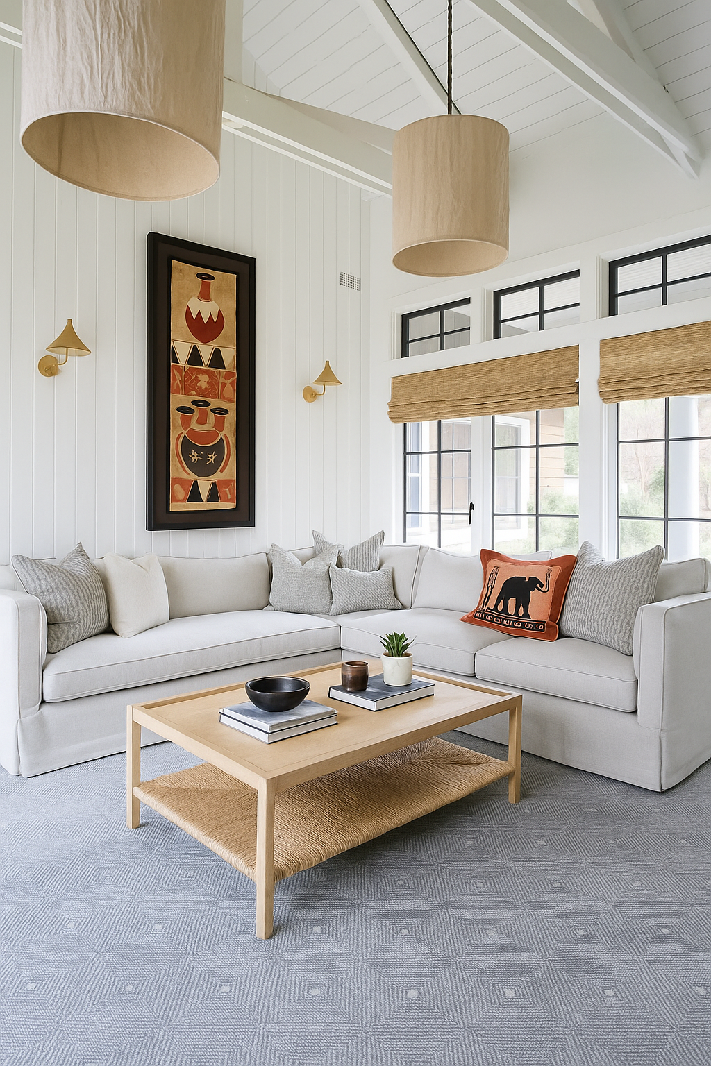 Framed Handcrafted Batik Artwork – serves as a wall hanging