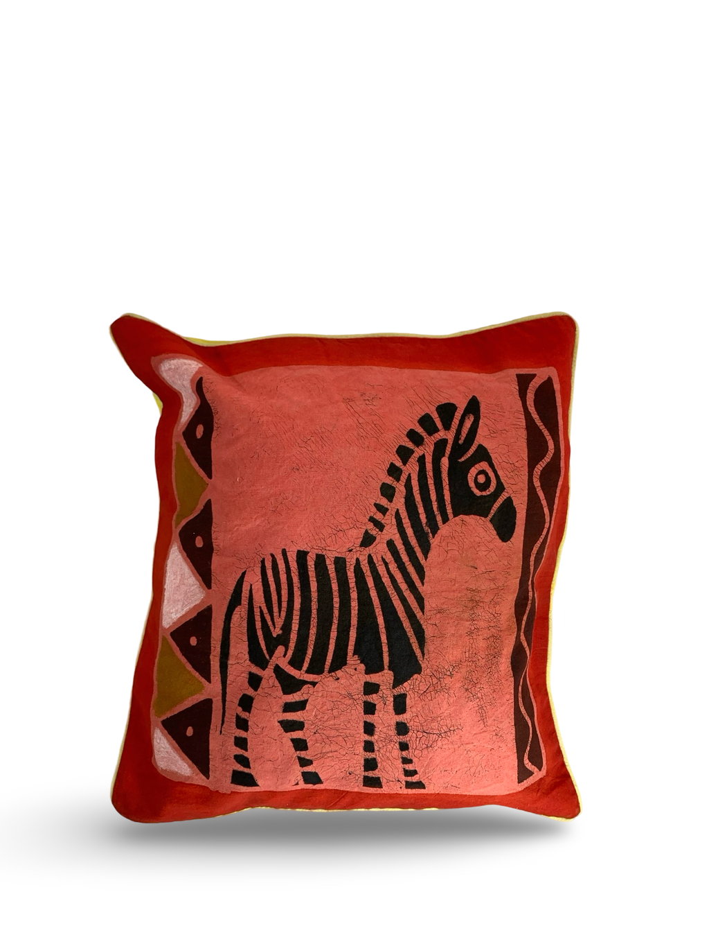Handcrafted African Batik Cushion Covers – Wildlife Collection (Elephant, Rhino & Zebra Designs)
