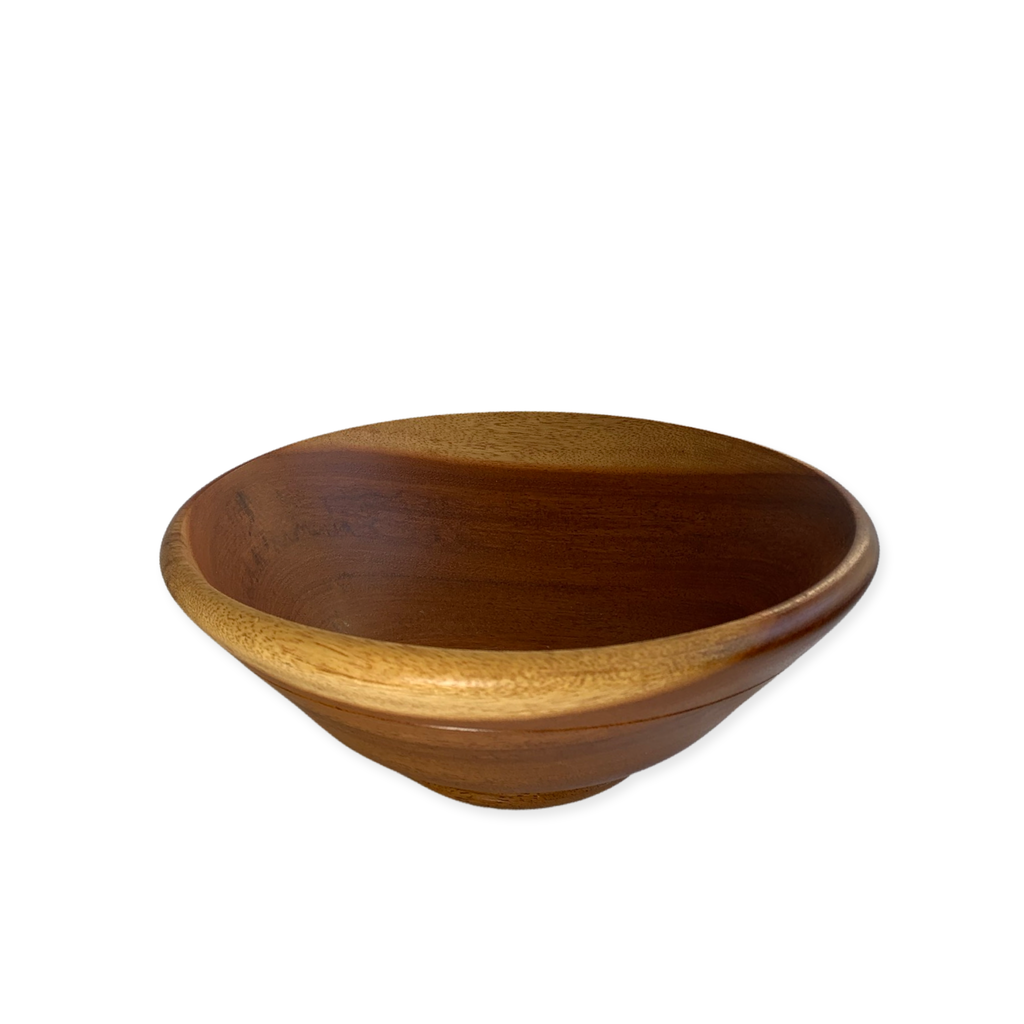 Handcrafted Wooden Bowl – Natural Finish Home Décor & Serveware